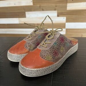 Spring Step L'ARTISTE Royce-Cam Women Slide Platform Shoes Size 7.5 EU 38